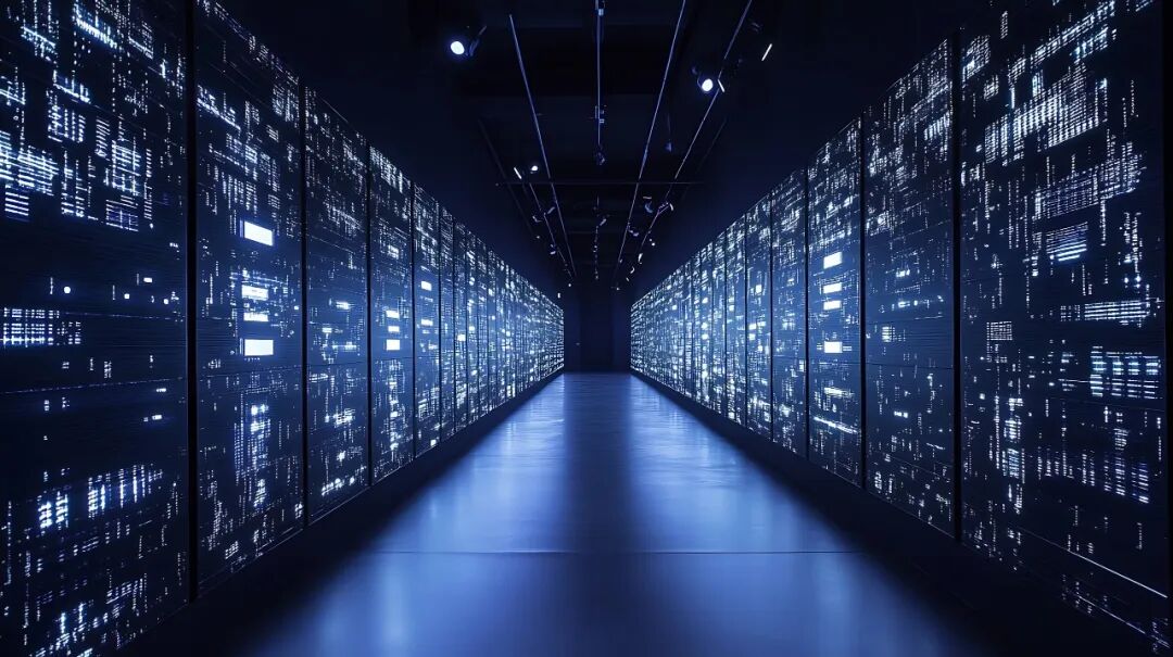 科技感数据走廊