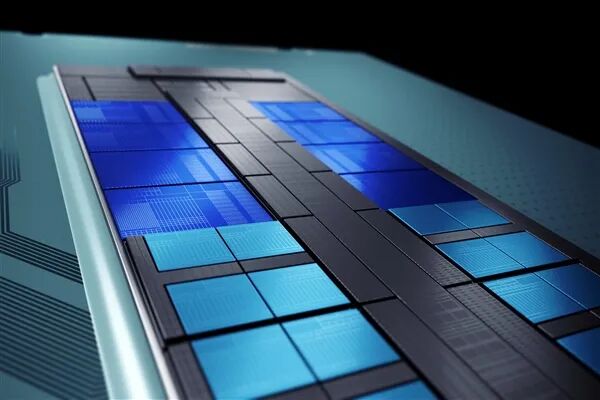 英特尔酷睿处理器芯片特写