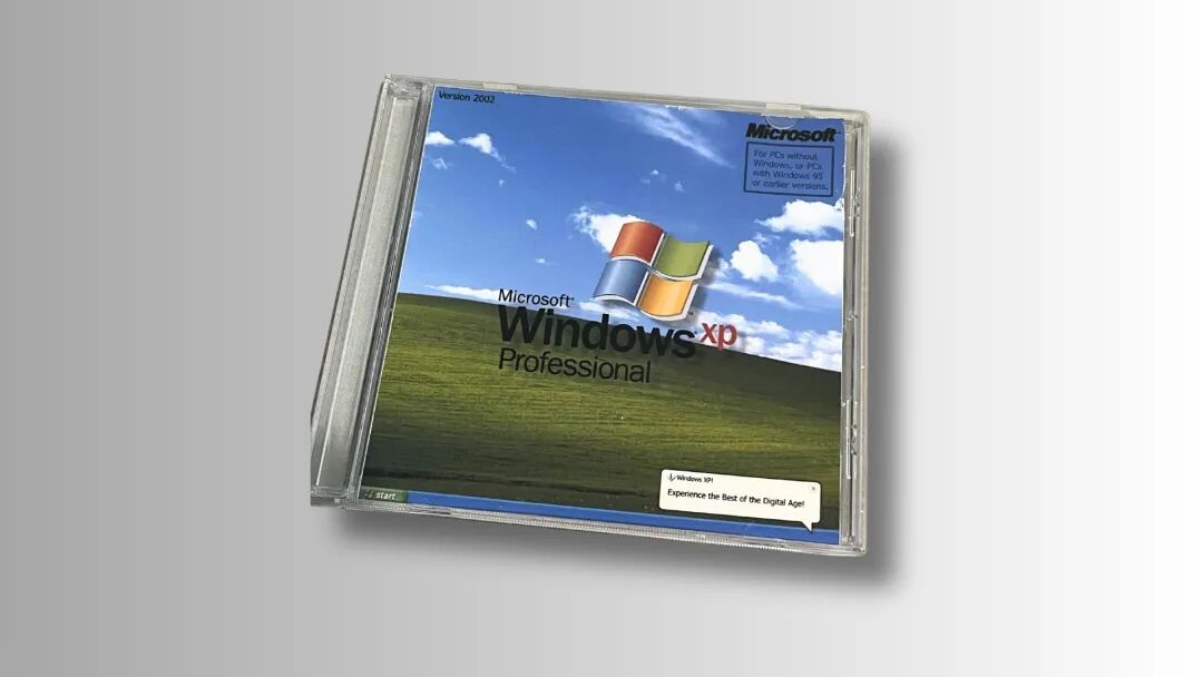 Windows XP Professional安装光盘盒封面