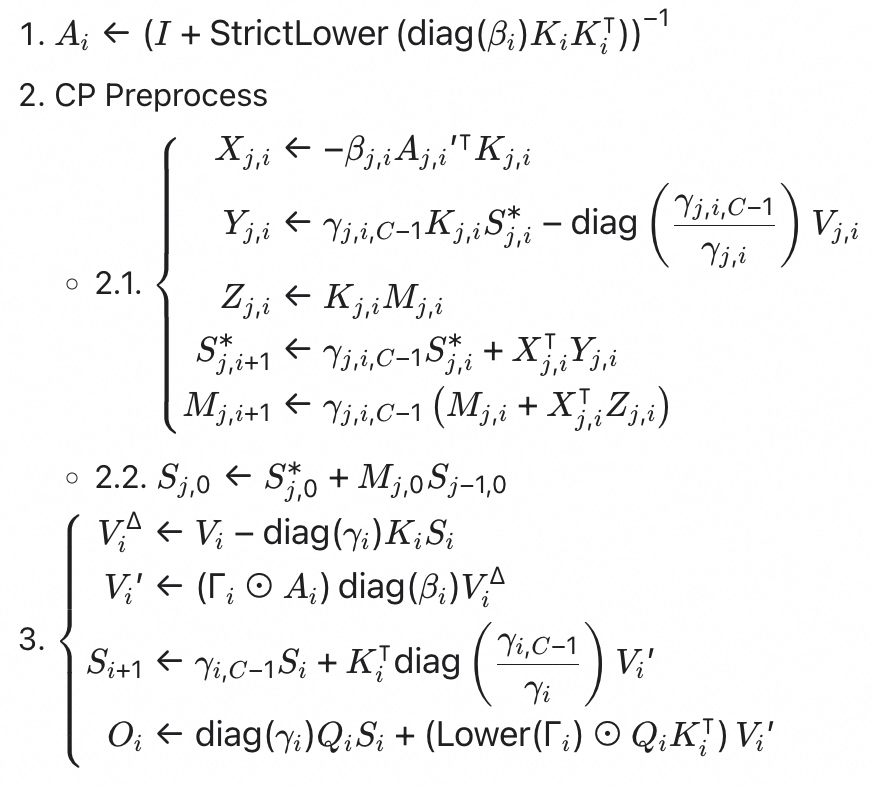 优化后的 GDN Chunked Prefill 计算流程