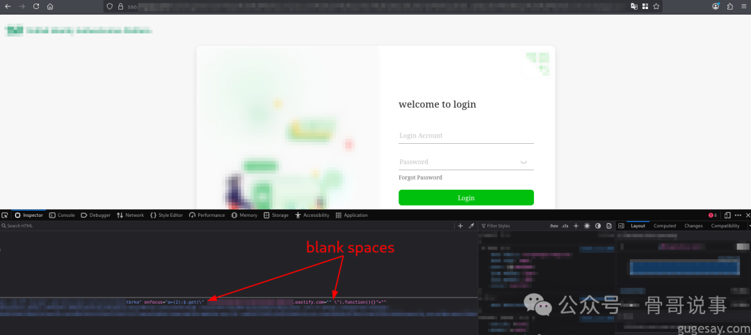 解析器错误地在子域名前添加空格