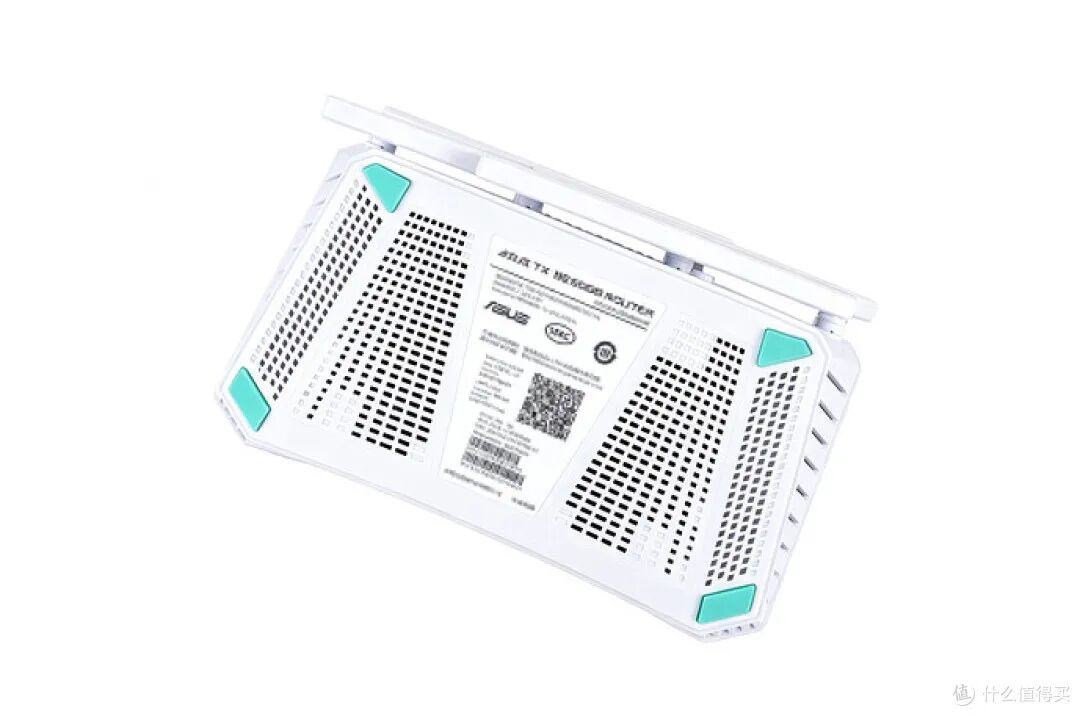天选游戏路由2 Pro底部标签，型号ATLAS TX 16000