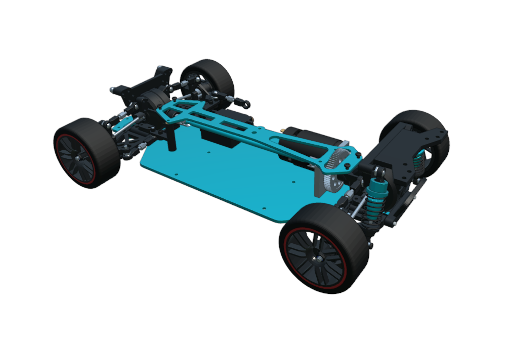 3D打印的小车底盘与悬挂结构