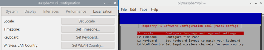 本地化设置界面