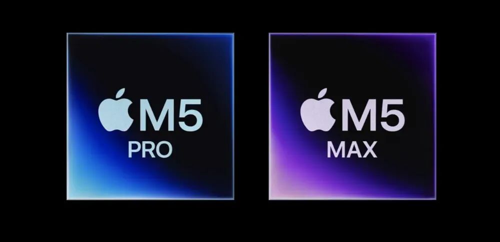 Apple M5 PRO与M5 MAX芯片型号展示