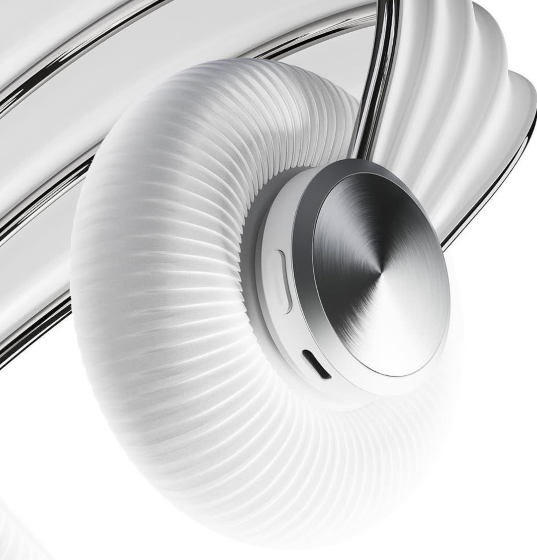 褶皱纹理耳机耳罩