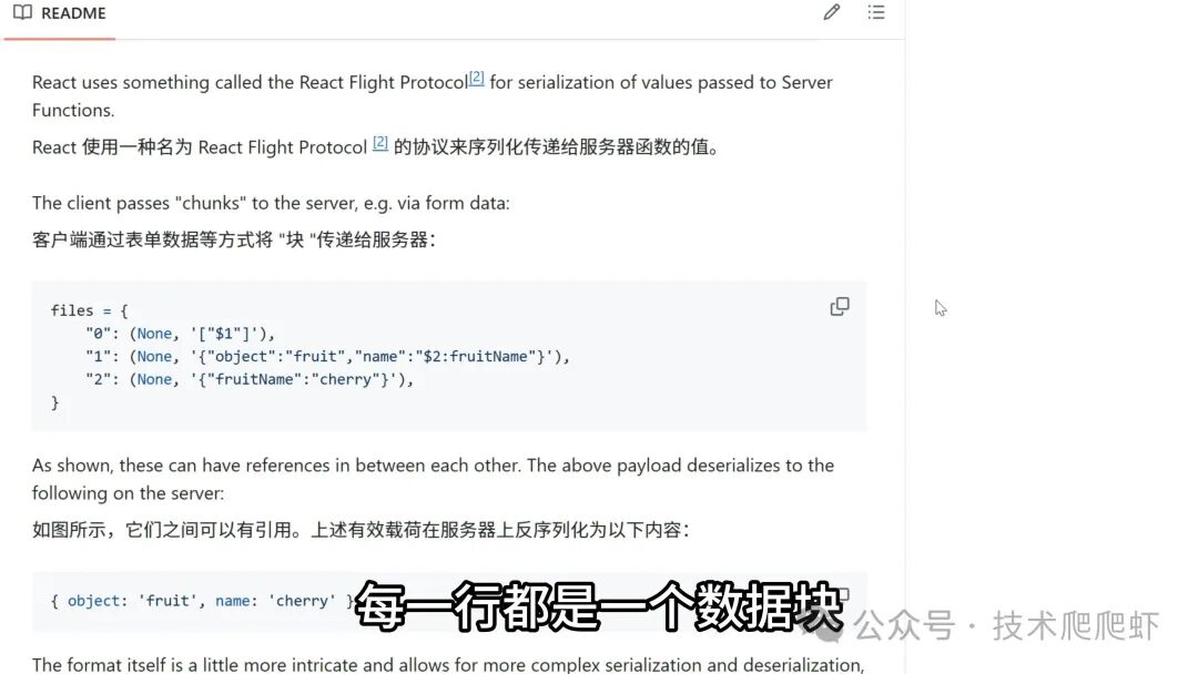 React Flight Protocol 技术文档截图