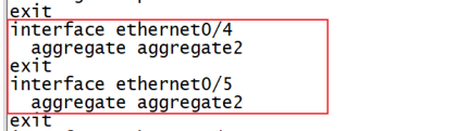防火墙接口聚合配置,ethernet0/4和ethernet0/5加入aggregate2
