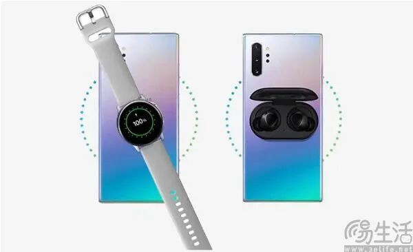 智能设备无线充电与NFC应用示意图