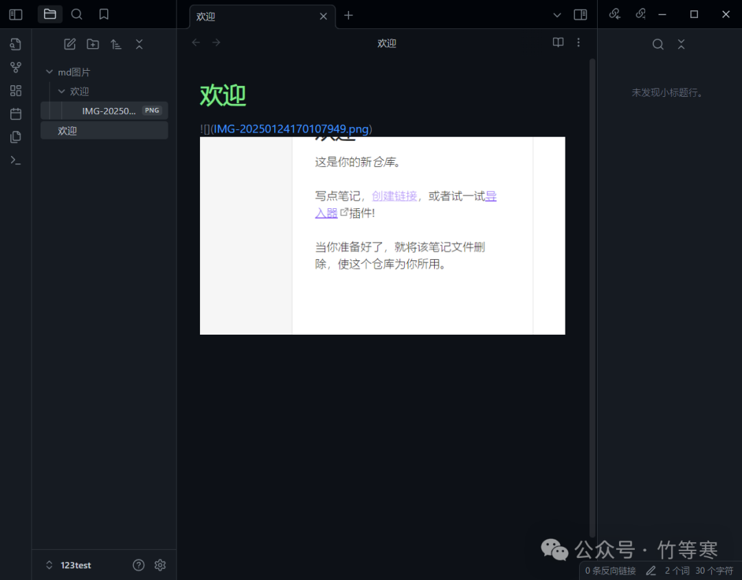 覆盖配置后仓库显示自定义主题与内容