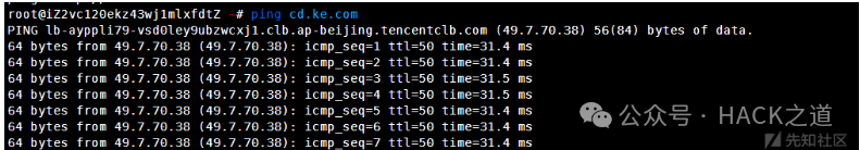Ping命令检测CDN示例