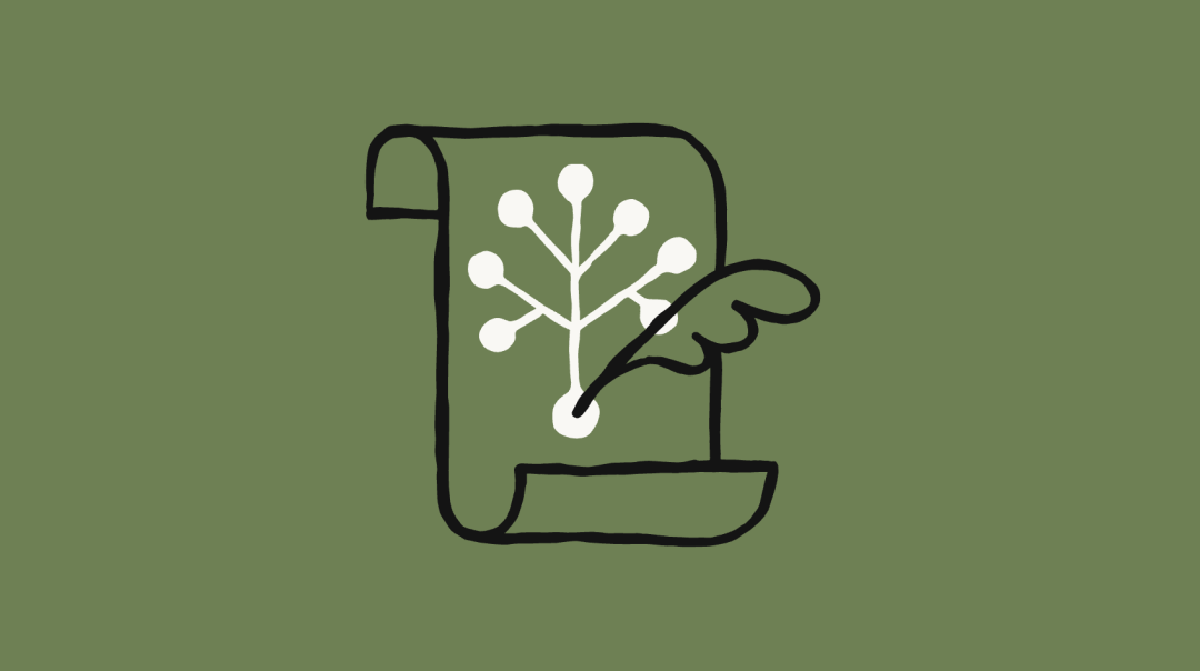 知识网络与创作象征图标