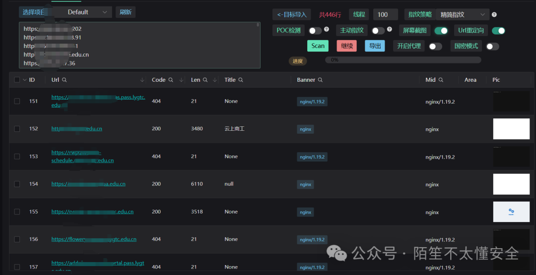 网络安全扫描工具界面截图
