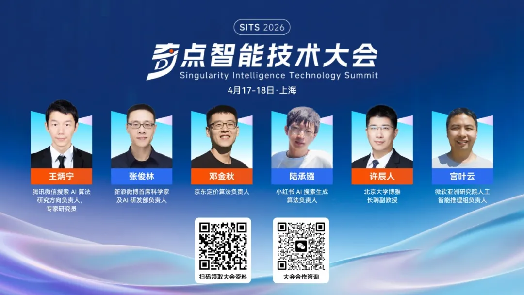 SITS 2026奇点智能技术大会宣传海报
