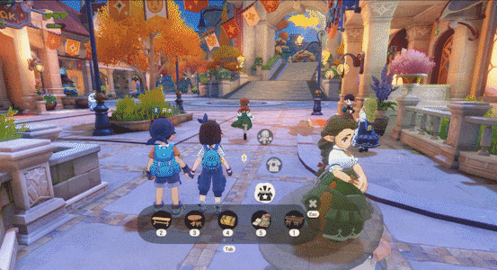 洛克王国玩家社交互动场景