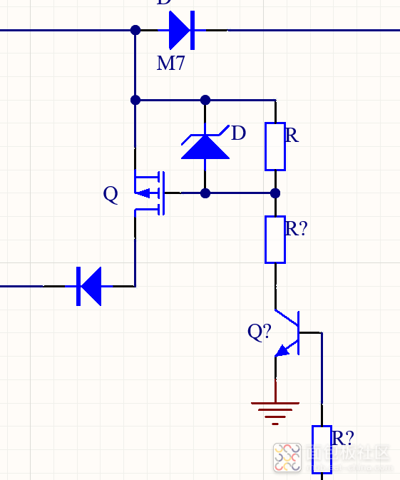 电门开关控制电路原理图