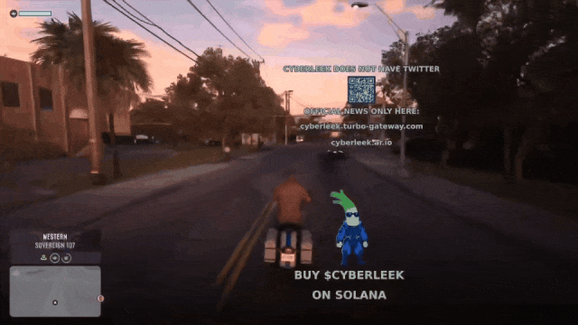 GTA6泄露实机画面:杰森驾驶摩托车驶入城区