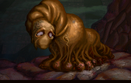 游戏中的胶状团块怪物