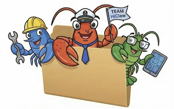 HiClaw团队卡通形象