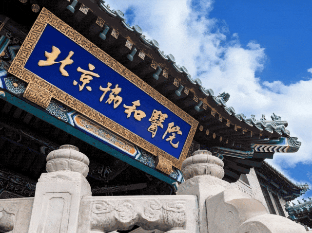 北京协和医院牌匾与医护形象智能体