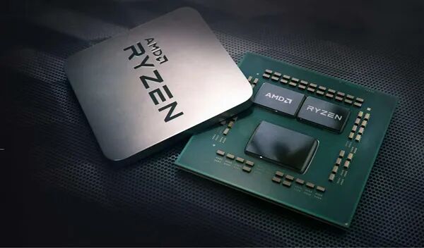 AMD Ryzen处理器芯片特写