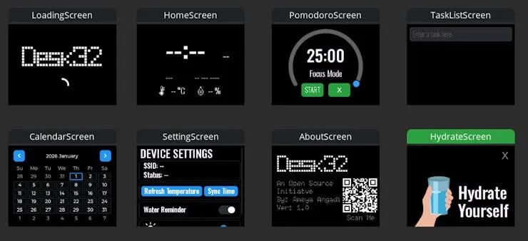Desk32各功能界面展示图