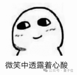微笑中透露着心酸表情包