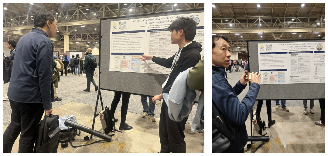 NeurIPS会议上CAMEL的论文海报