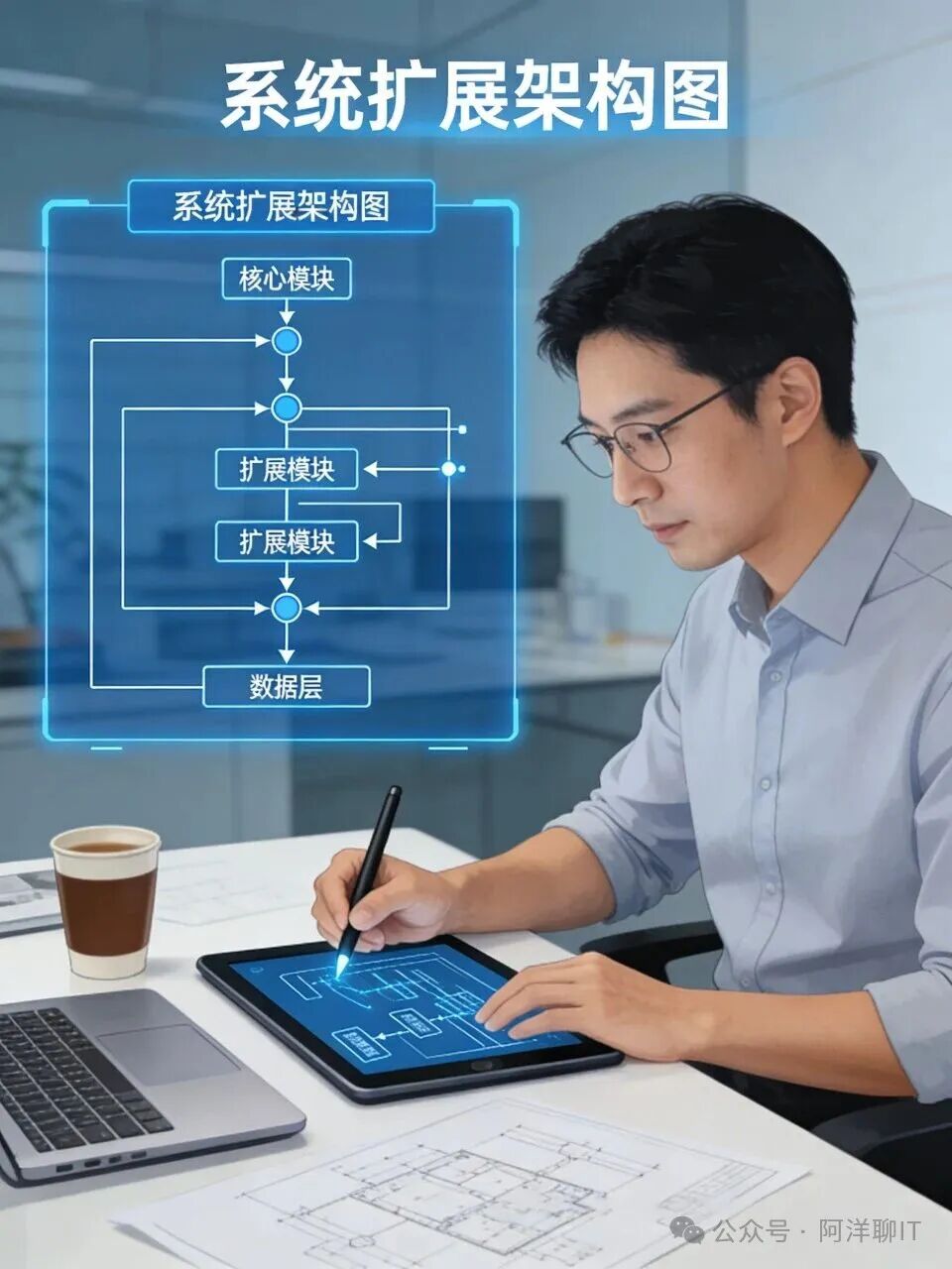 绘制系统扩展架构图