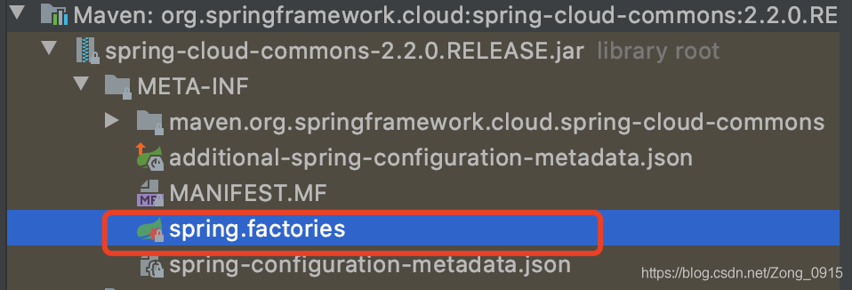 spring.factories 文件位置