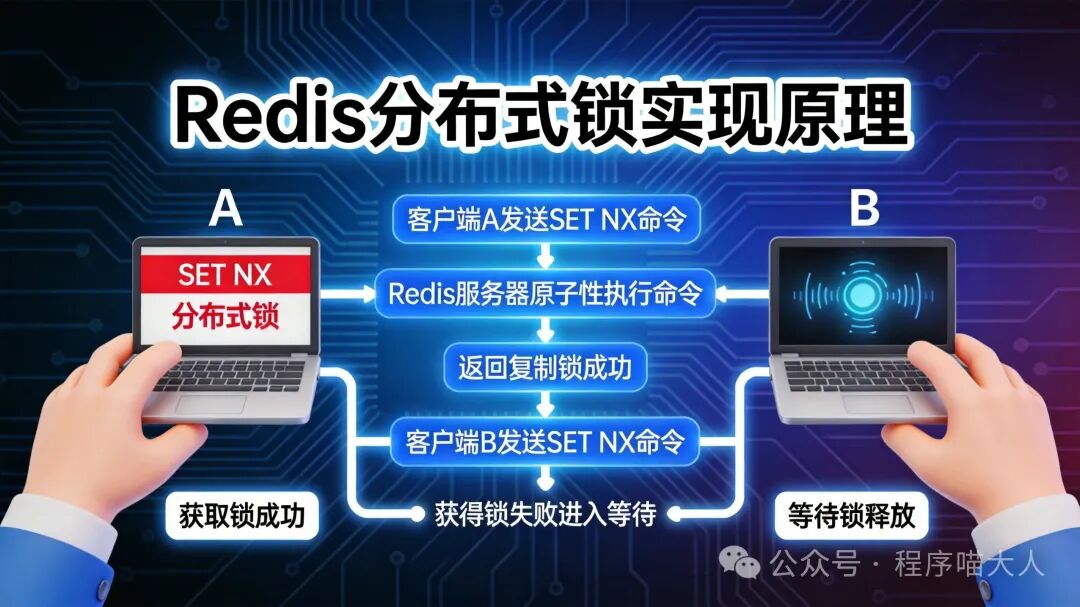 Redis分布式锁实现原理图