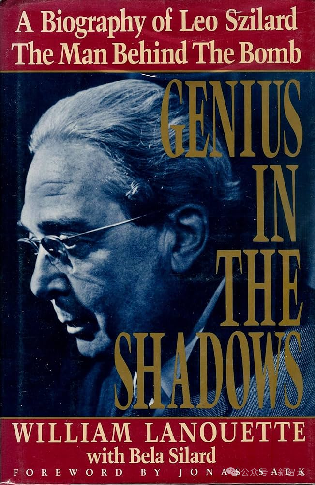 书籍《阴影中的天才:Leo Szilard传记》封面,人物特写