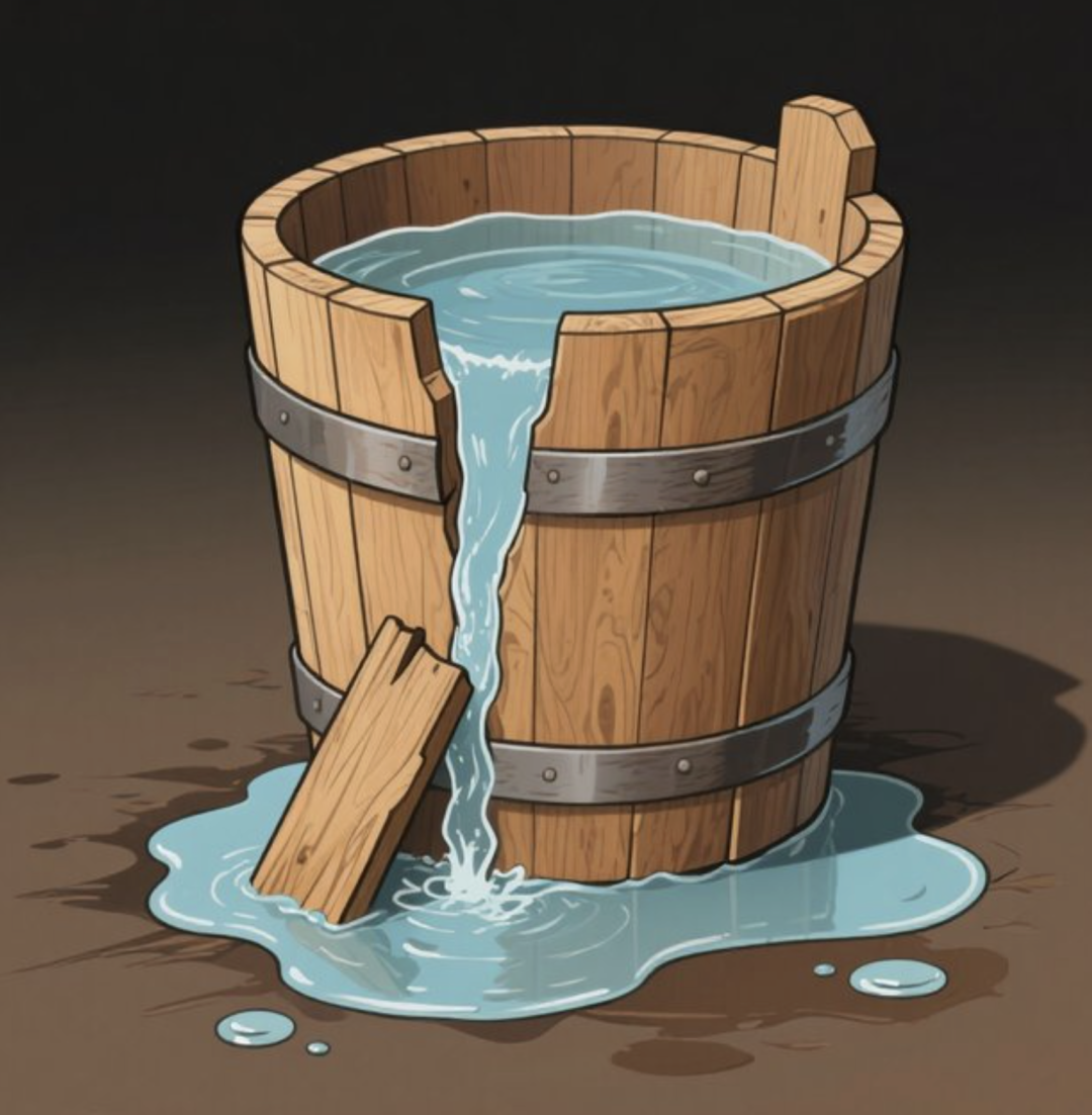 木桶效应示意图