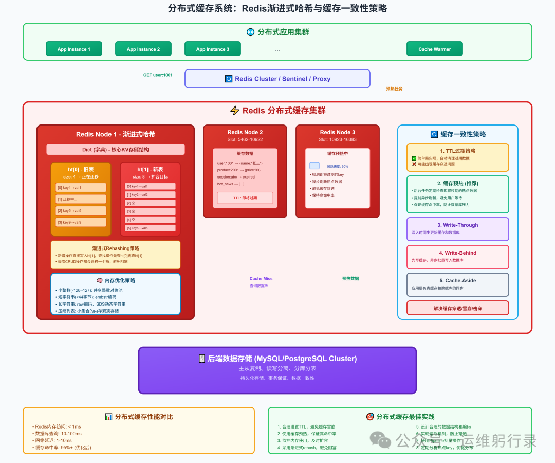 Redis渐进式哈希与缓存一致性策略