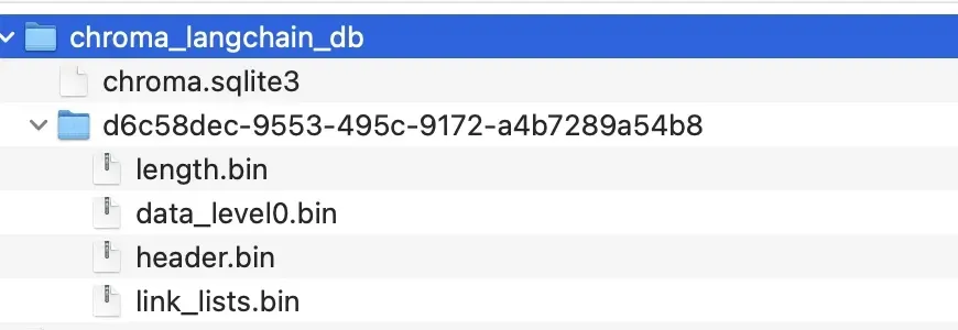 Chroma 向量数据库持久化文件