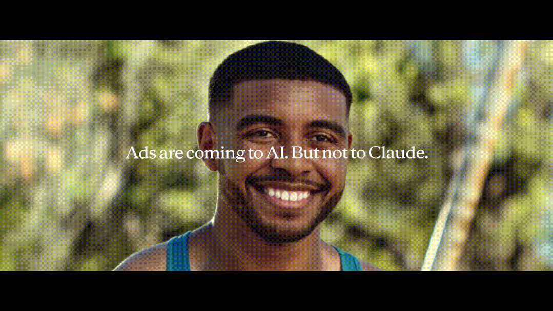 Anthropic超级碗广告截图：广告要来了，但进不了Claude