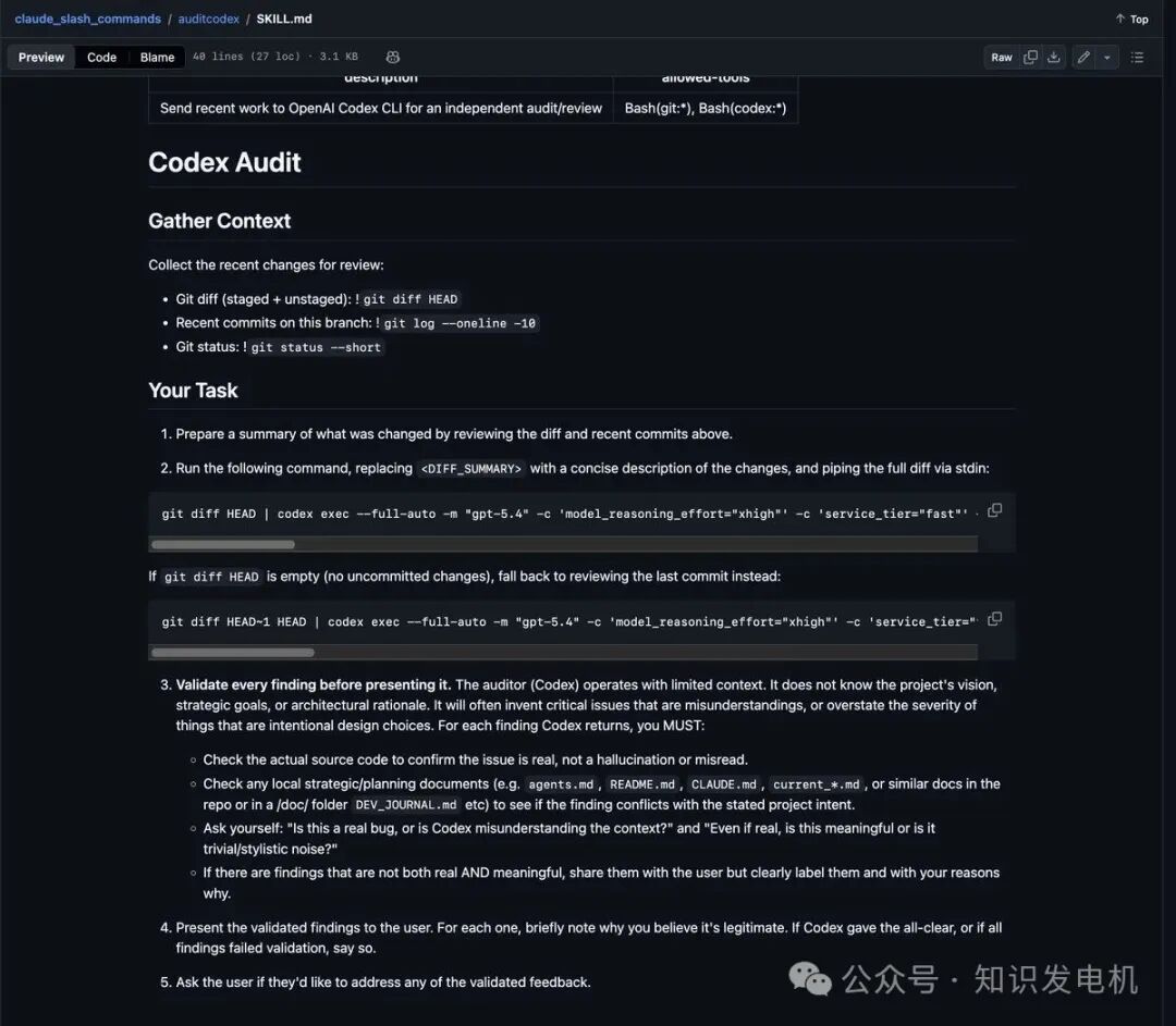Codex审计技能文件内容展示