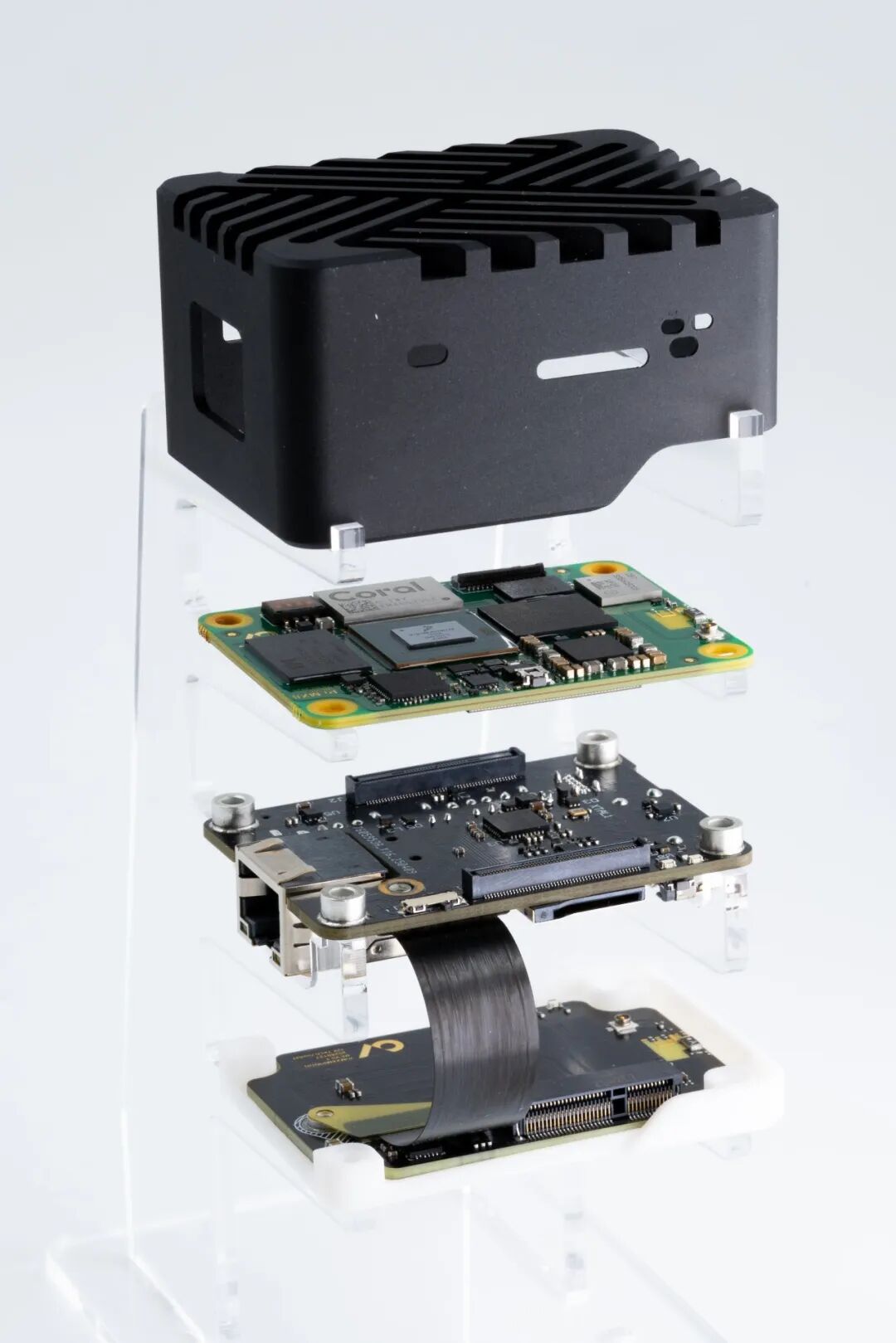 Coral AI加速模块分层拆解图