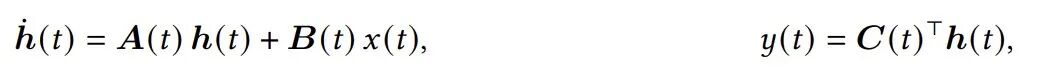 连续时间状态空间模型公式