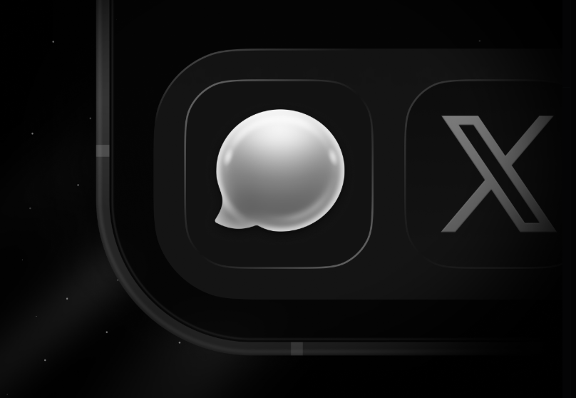 XChat 应用界面示意图