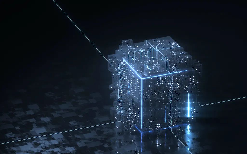 科技感数据立方体概念图