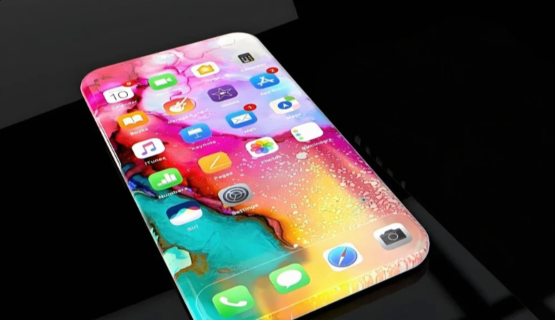 曲面屏手机示意图