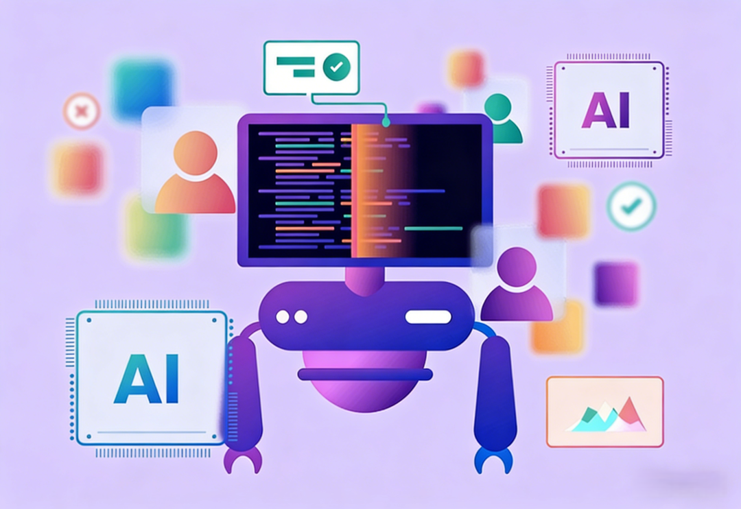 AI代码治理与风险控制概念图