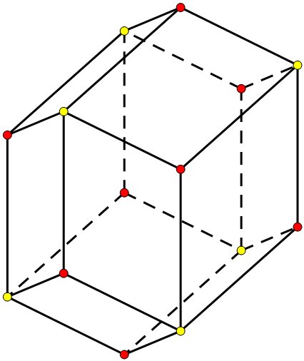 菱形十二面体结构图