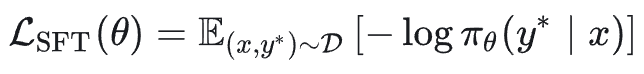 SFT损失函数公式