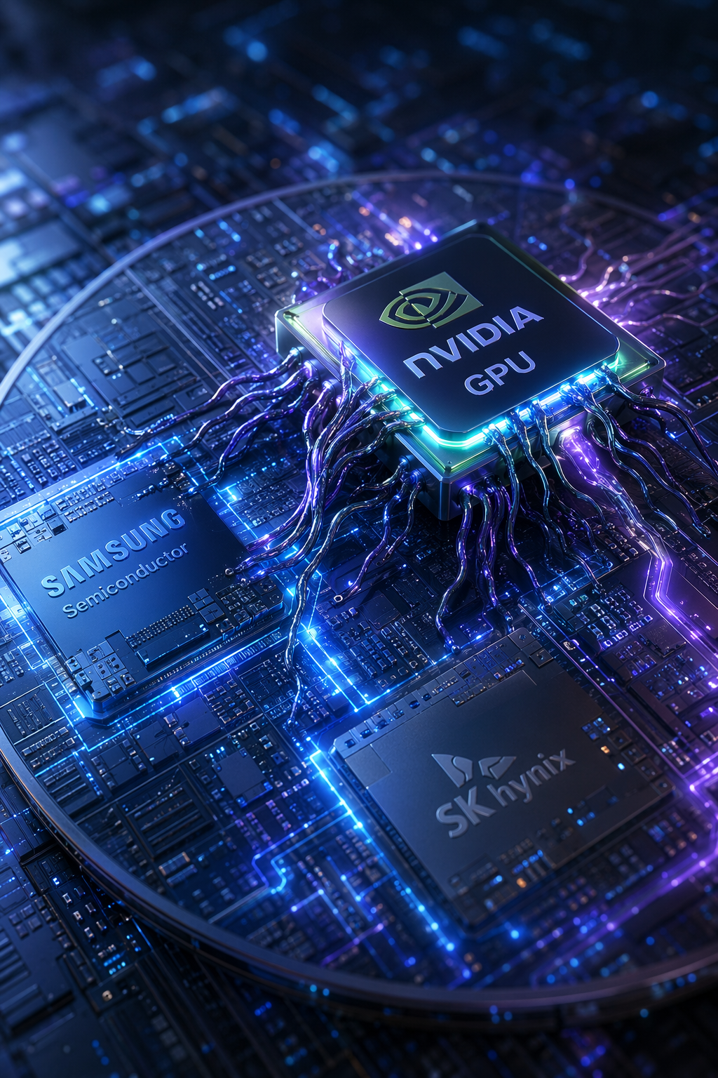 NVIDIA GPU与三星、SK海力士存储芯片