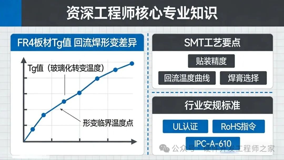 资深工程师核心知识图谱:FR4板材、SMT工艺、安规标准