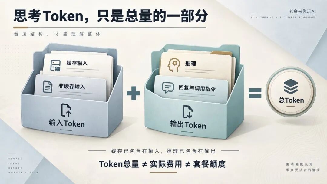 Token概念科普图:输入输出与总Token的关系