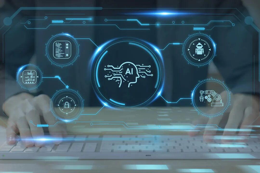 描绘人机协作的科技感界面