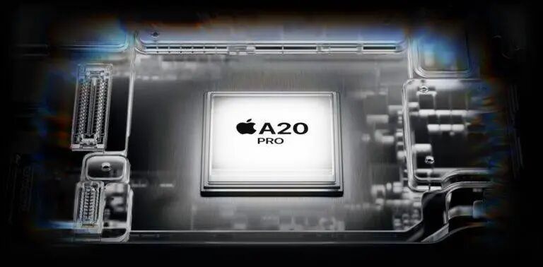 Apple A20 PRO芯片特写